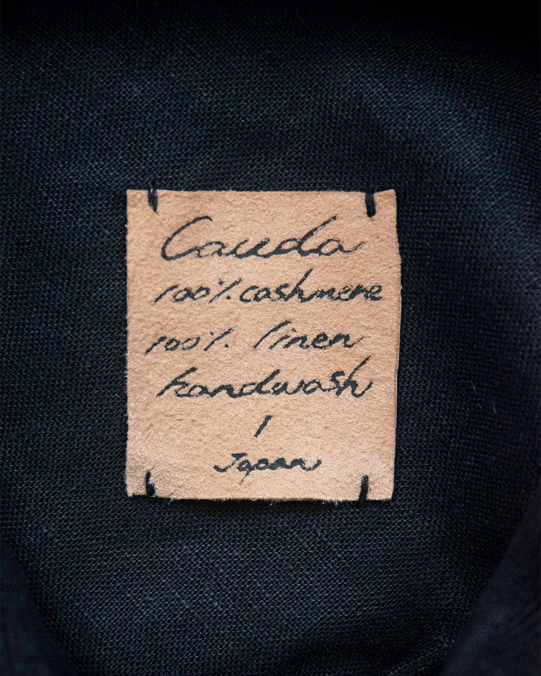 cauda | volume béret W.Bill - 100% Cashmere, Charcoal Gray