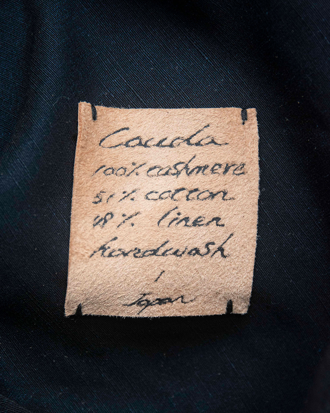 cauda | volume béret Loro Piana - 100% Cashmere,Black