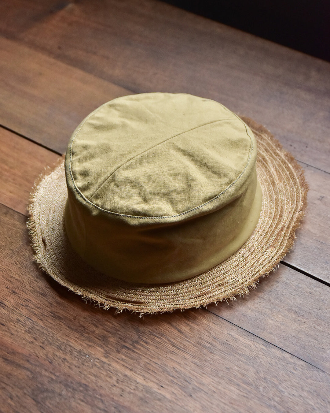 cauda | canotier 1950s French army BUS / hemp