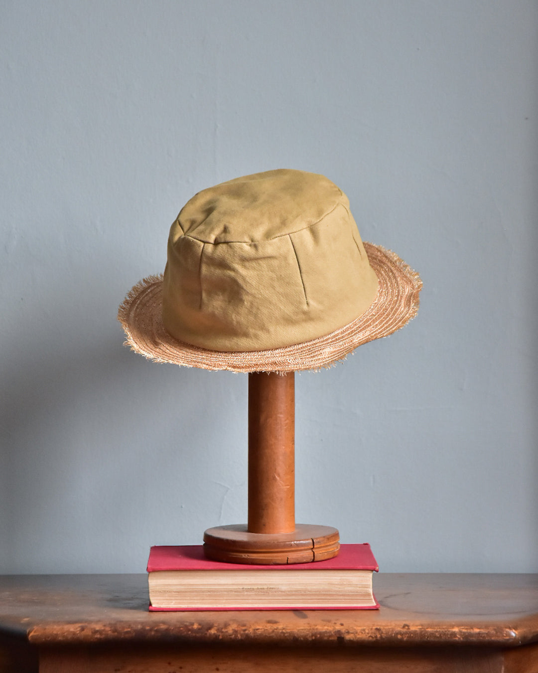 cauda | canotier 1950s French army EGG / hemp