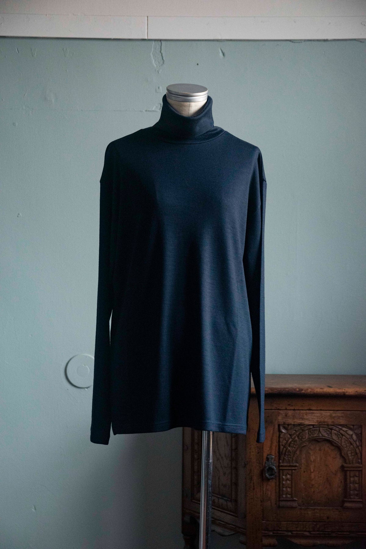 cleaveland | Wool L - pullover Long sleeve, Navy