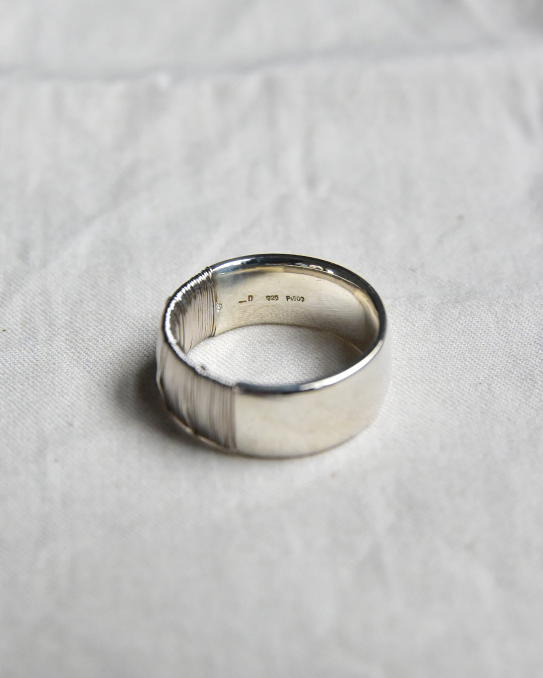 DAN TOMIMATSU | Spool Ring Bold SL925 -PT900 #18