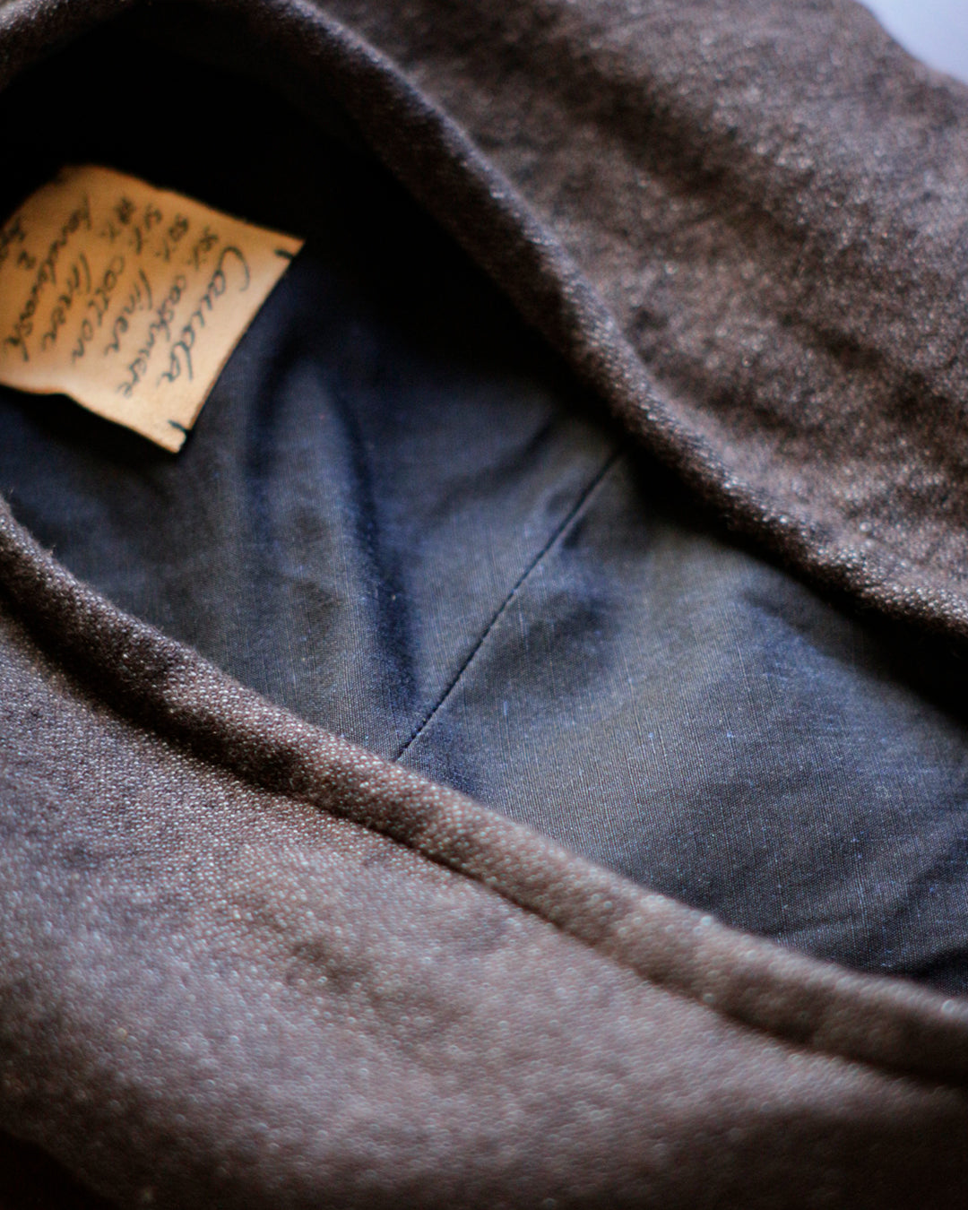cauda | compact beret -cashmere linen