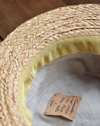 cauda | canotier 1950s French army BUS / raffia
