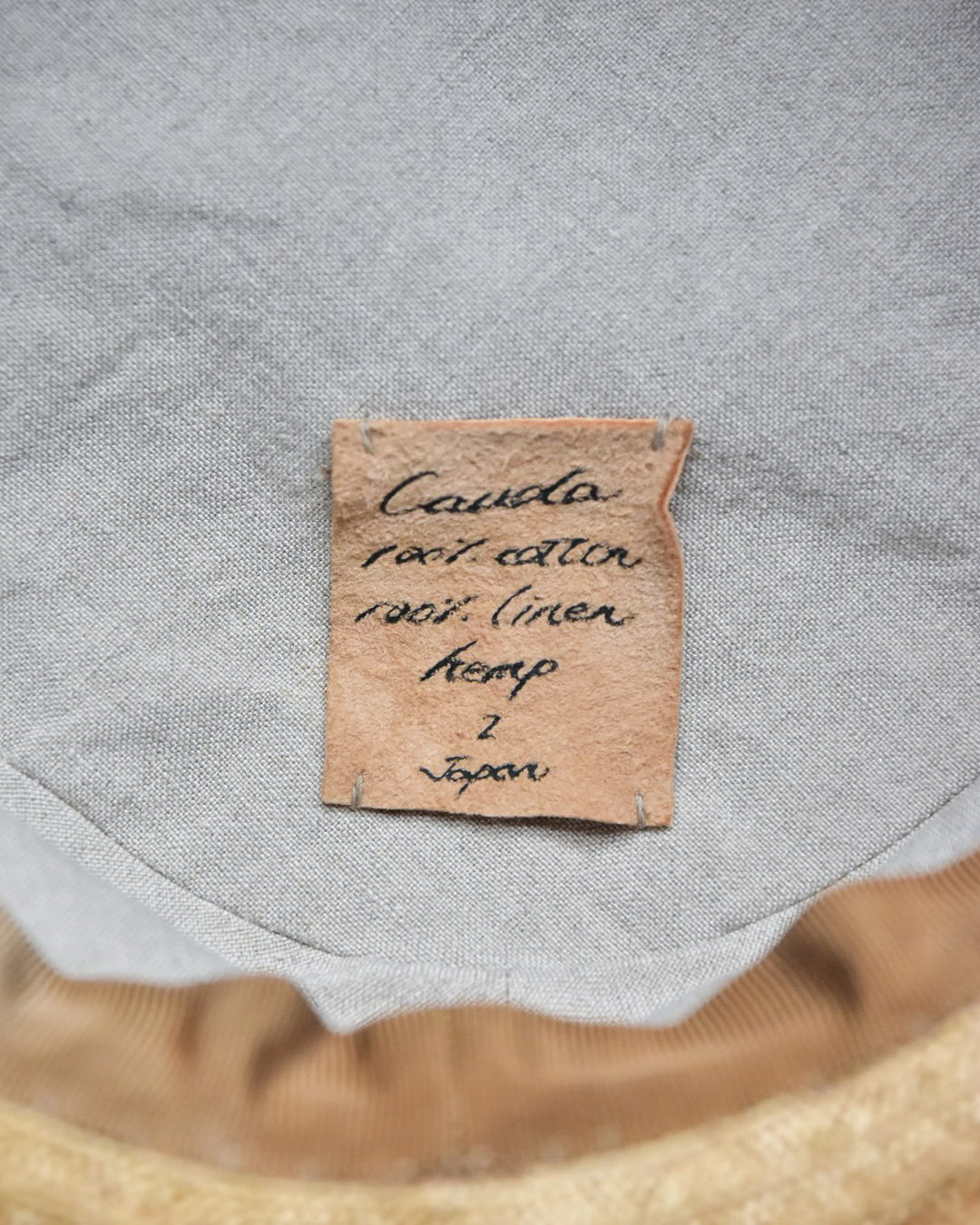 cauda | canotier 1950s French army BUS / hemp