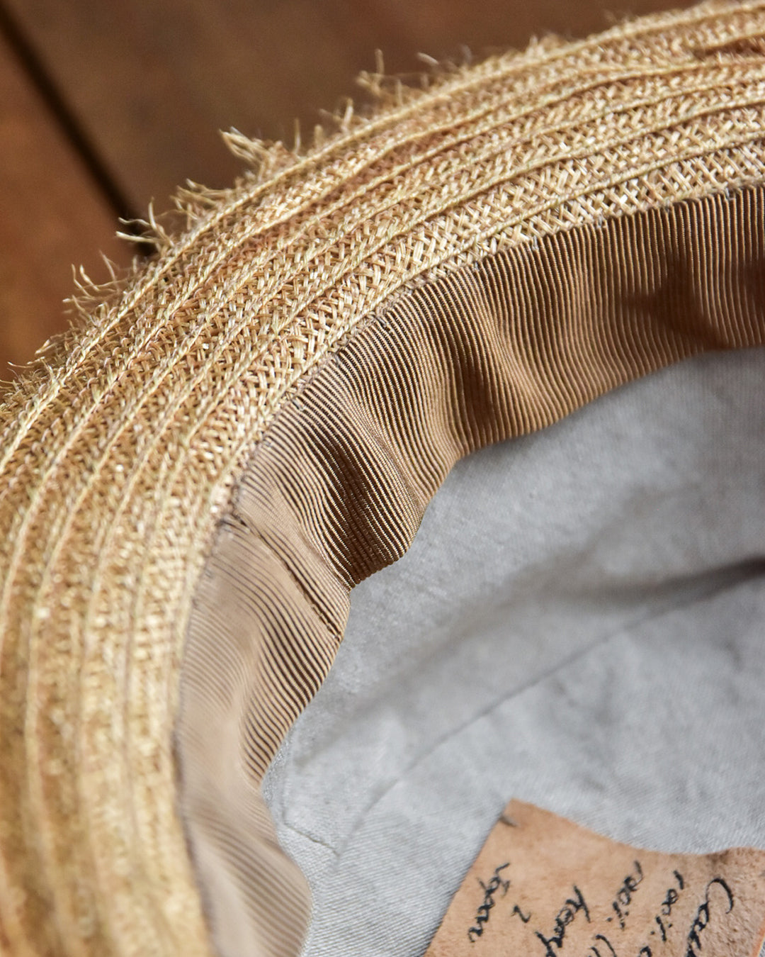 cauda | canotier 1950s French army EGG / hemp