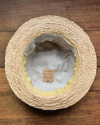 cauda | canotier 1950s French army BUS / raffia
