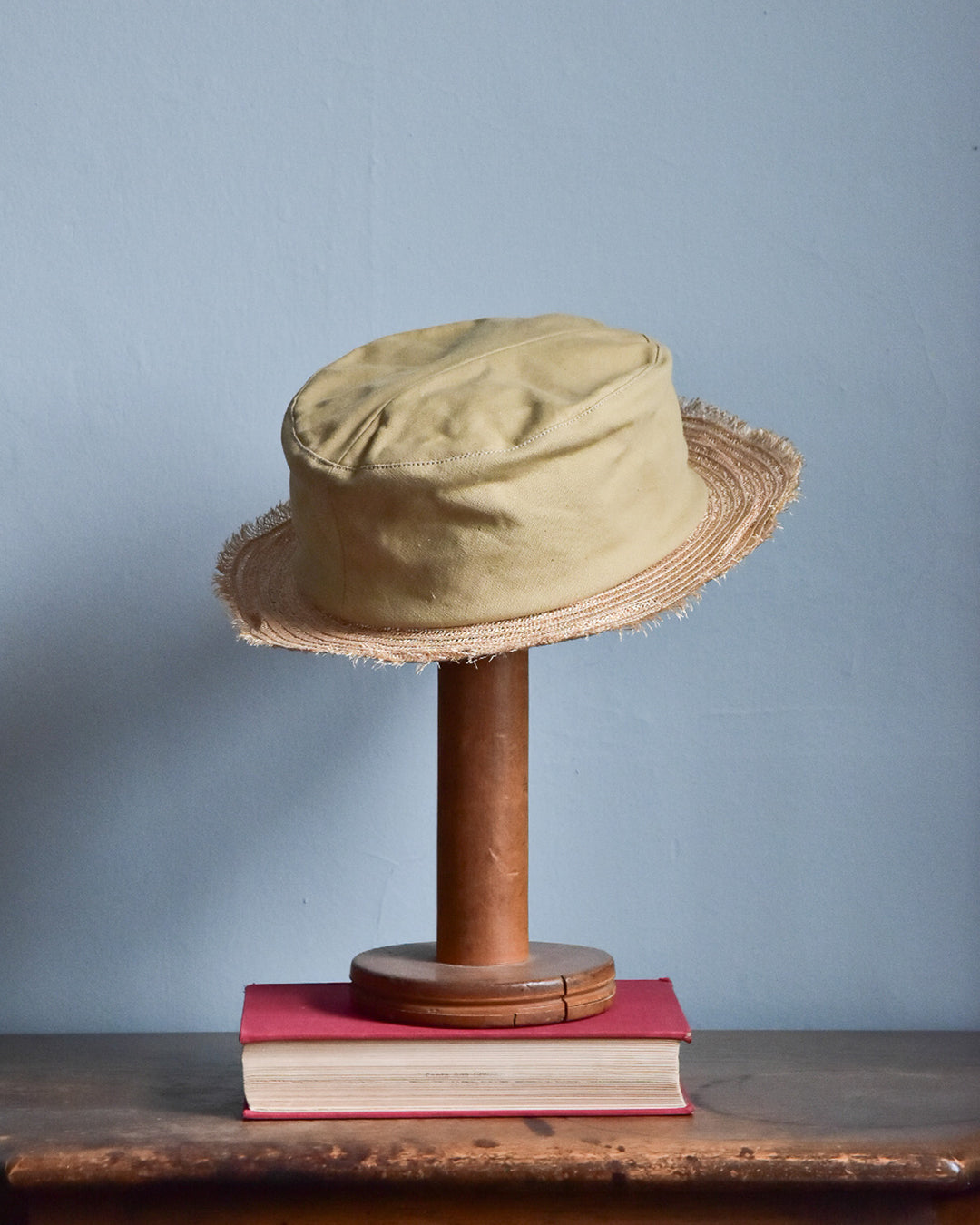 cauda | canotier 1950s French army BUS / hemp
