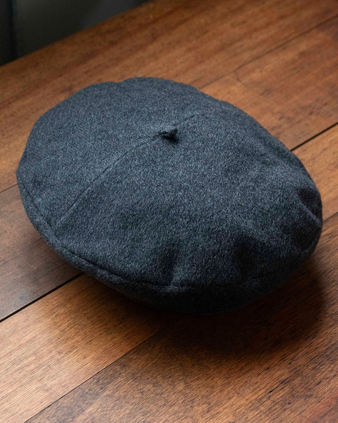cauda | volume béret W.Bill - 100% Cashmere, Charcoal Gray