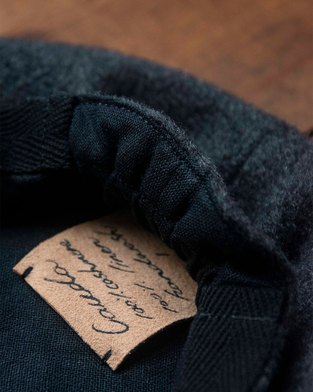 cauda | volume béret W.Bill - 100% Cashmere, Charcoal Gray