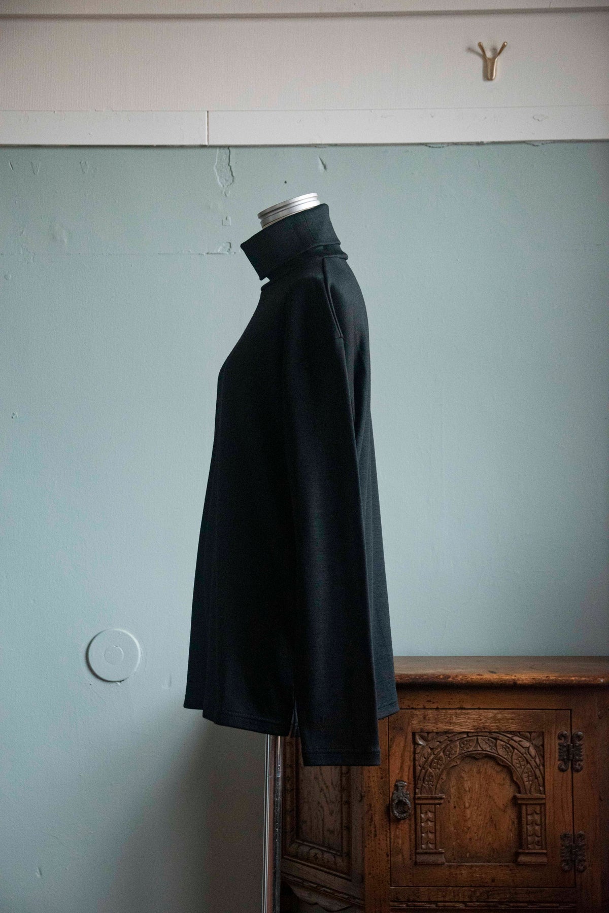 cleaveland | Wool L - pullover Long sleeve, Black