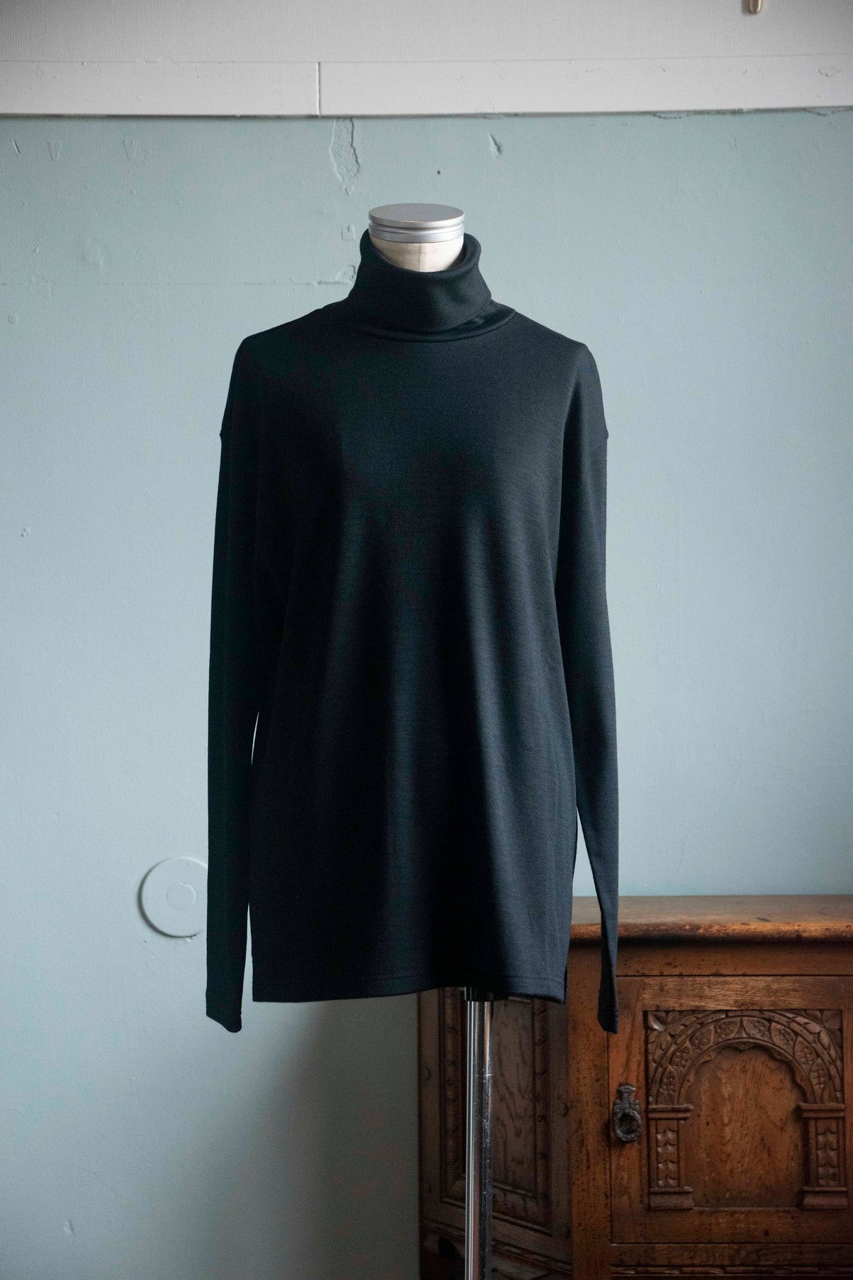 cleaveland | Wool L - pullover Long sleeve, Black