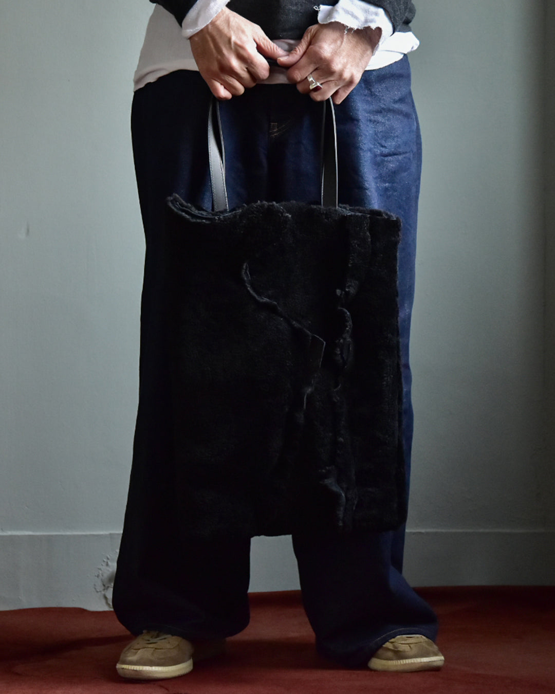HAAL / PRIMITIVE TOTE BAG -MOUTON-