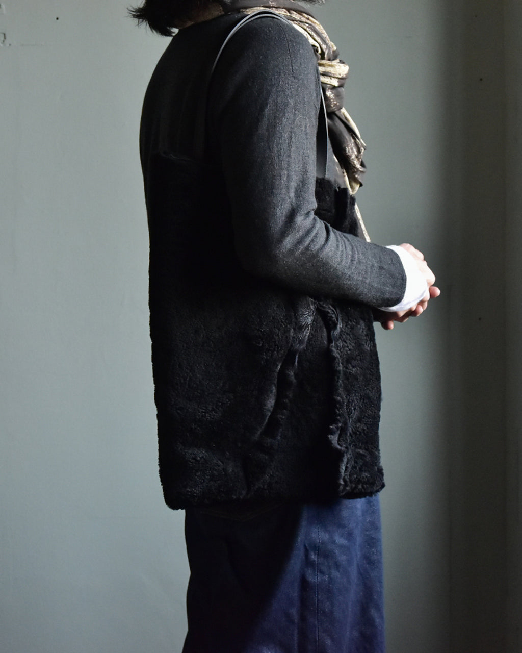 HAAL / PRIMITIVE TOTE BAG -MOUTON-