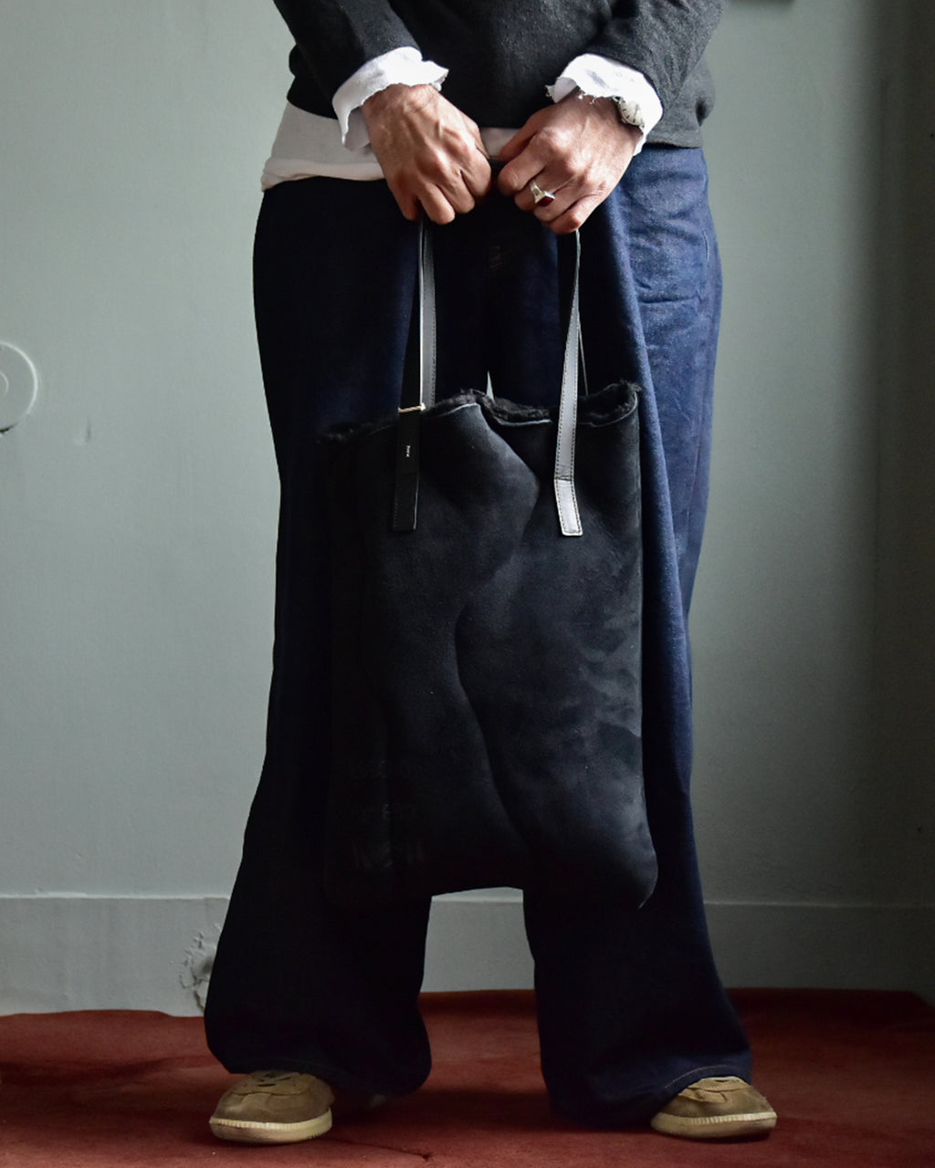 HAAL / PRIMITIVE TOTE BAG -MOUTON-