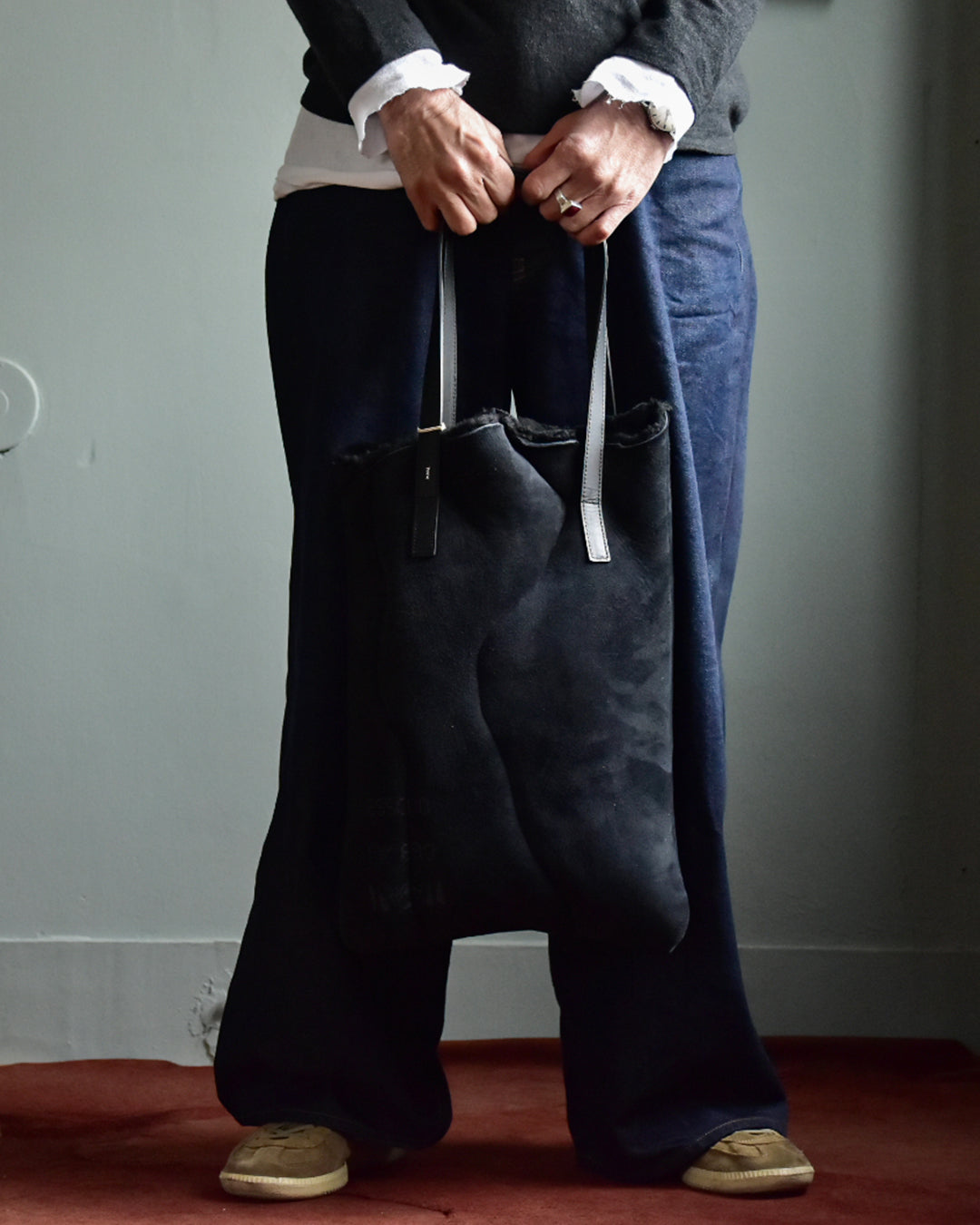 HAAL / PRIMITIVE TOTE BAG -MOUTON-