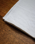 cauda | Vintage white linen handkerchief