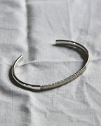 DAN TOMIMATSU | Spool Bangle Wide Halfwind - SL925 / PT900