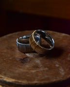 DAN TOMIMATSU | Spool Ring Bold  SL925 -PT900  #18