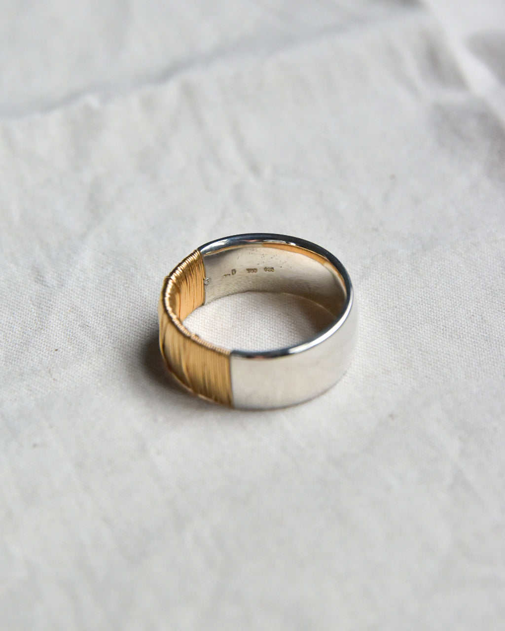 DAN TOMIMATSU | Spool Ring Bold  SL925 -K18YG  #18