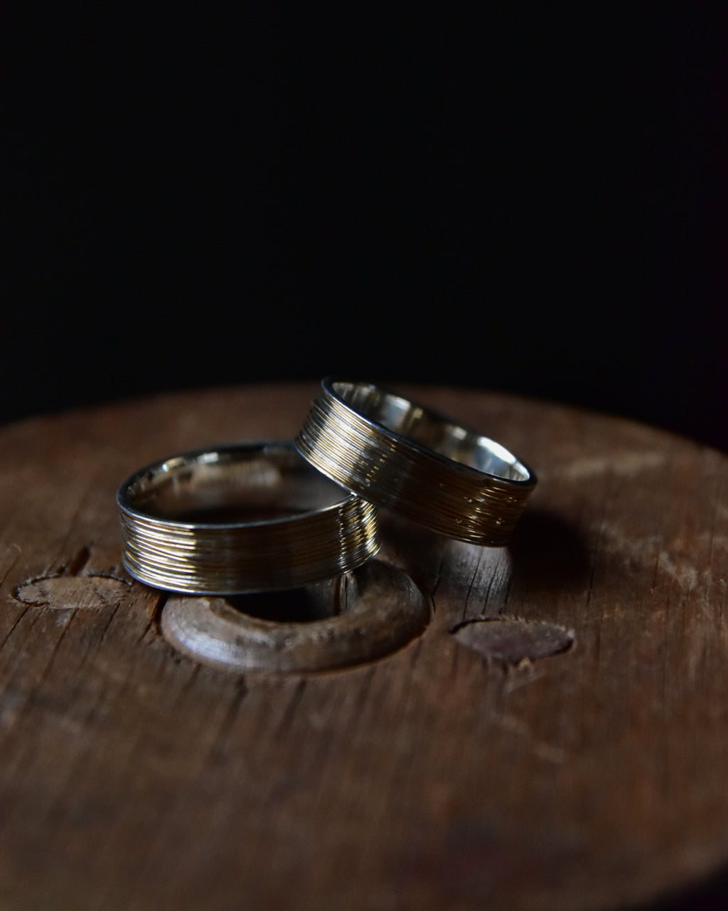 DAN TOMIMATSU | Spool Ring Long Half Wind  -SL925 / K18