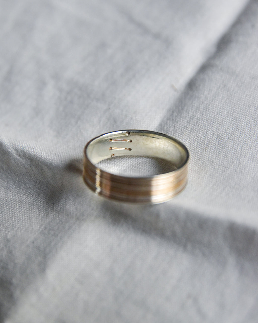 DAN TOMIMATSU | Spool Ring Long Half Wind  -SL925 / K18