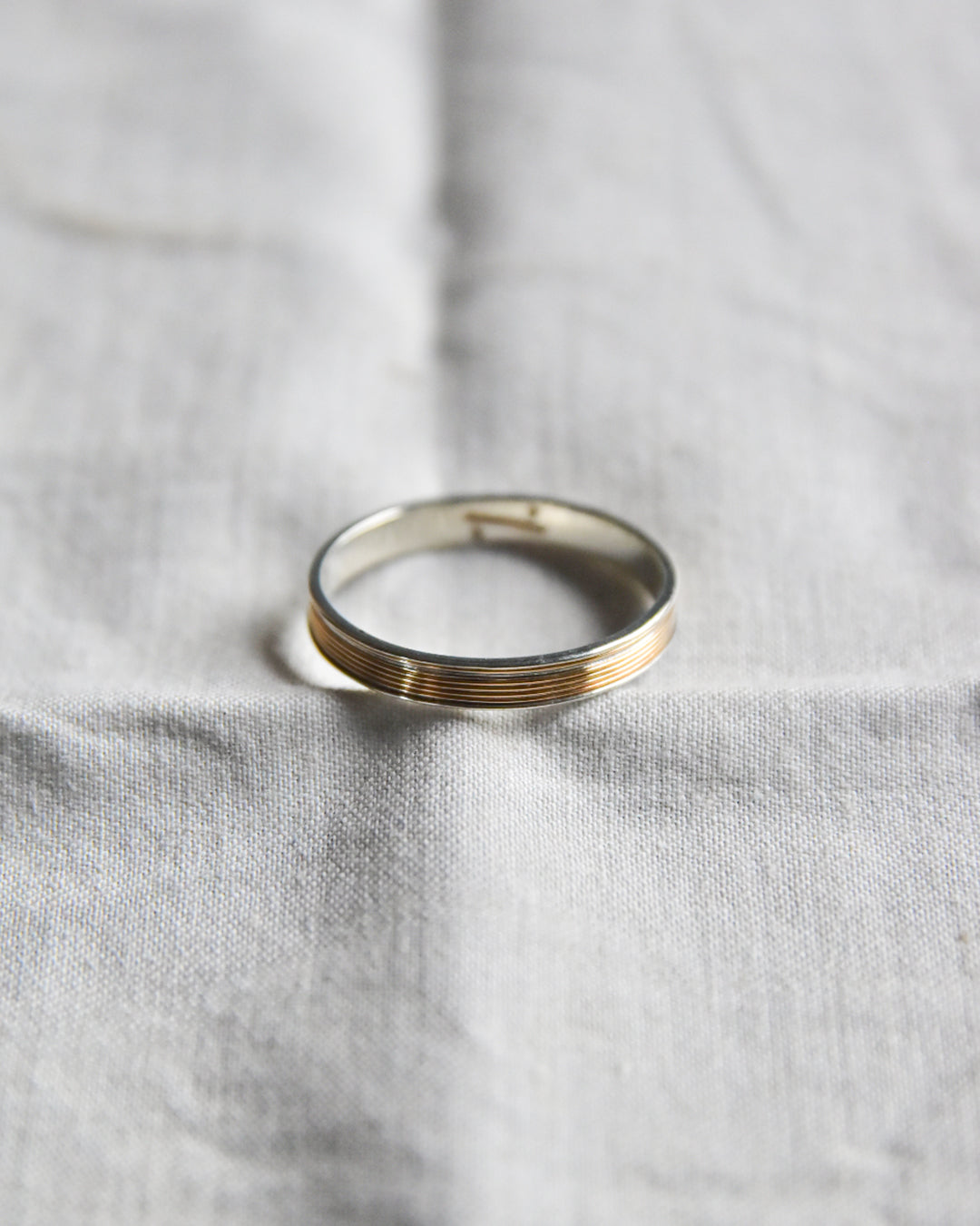 DAN TOMIMATSU / Spool Ring Short Half Wind -SL925 / K18