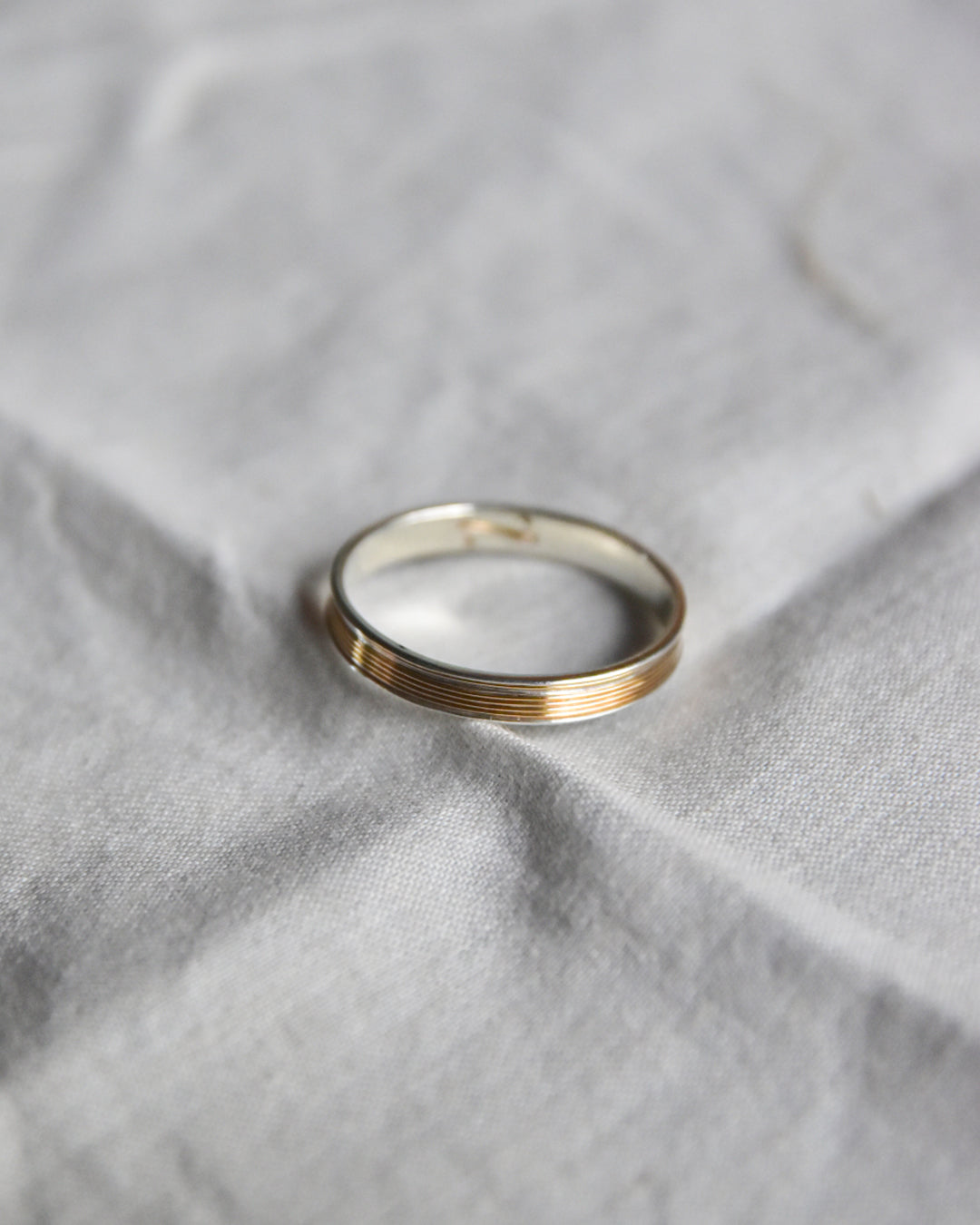 DAN TOMIMATSU / Spool Ring Short Half Wind -SL925 / K18