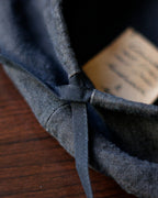 cauda | compact beret -1950s French vintage linen black