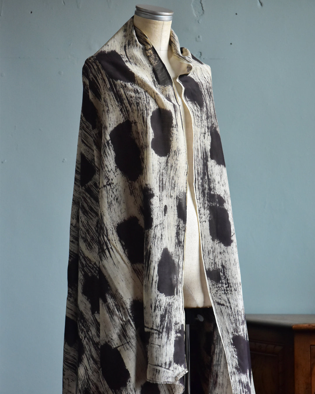 mills | Brush Shawl -Charcoal-