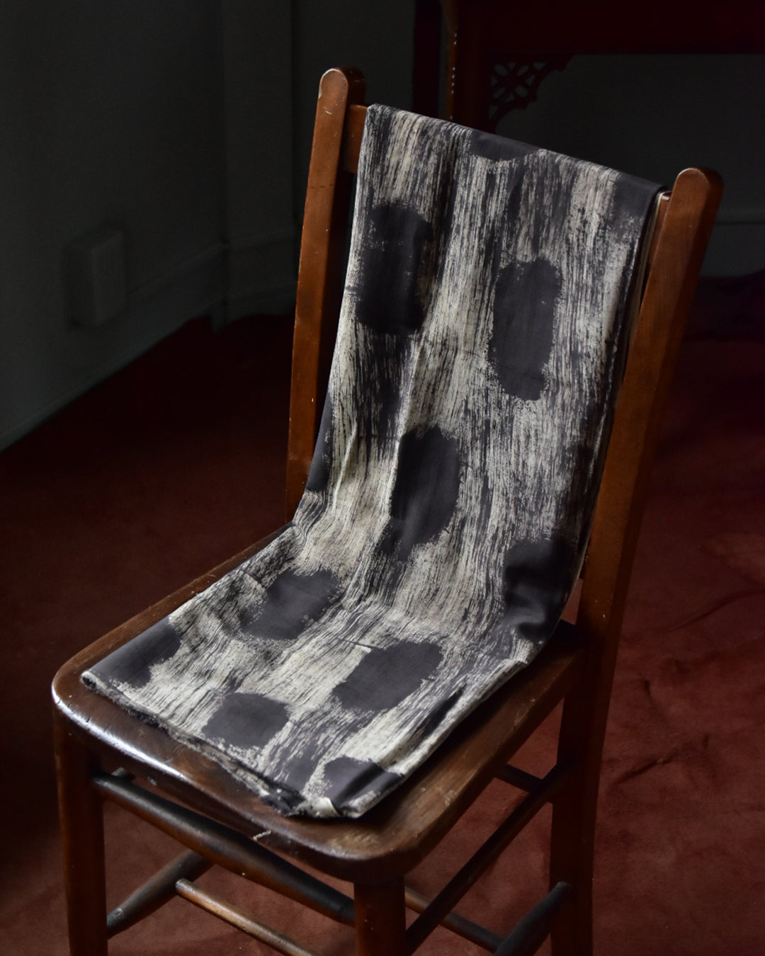 mills | Brush Shawl -Charcoal-