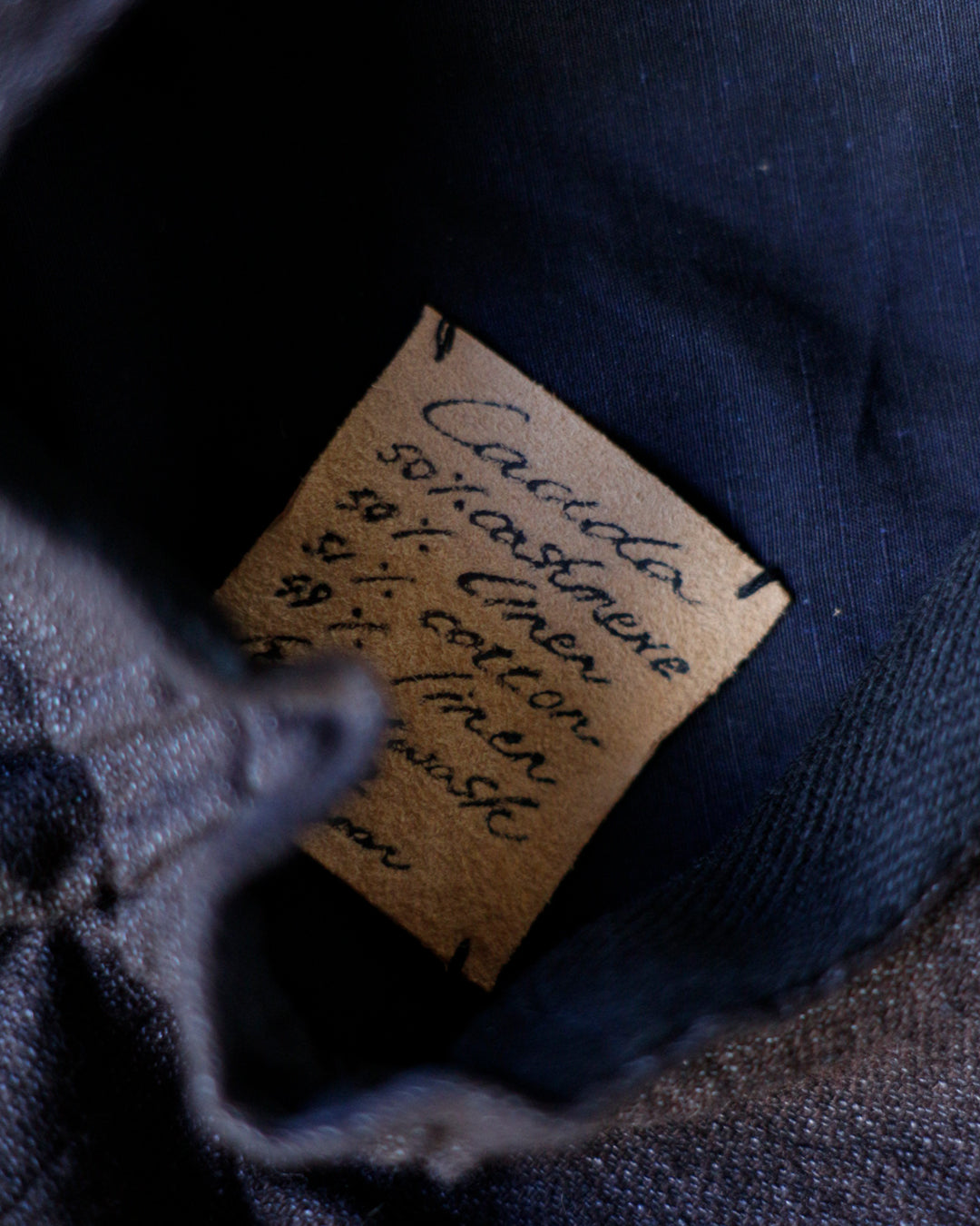 cauda / volume beret -cashmere linen