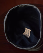 cauda / turban -cashmere wool line brown