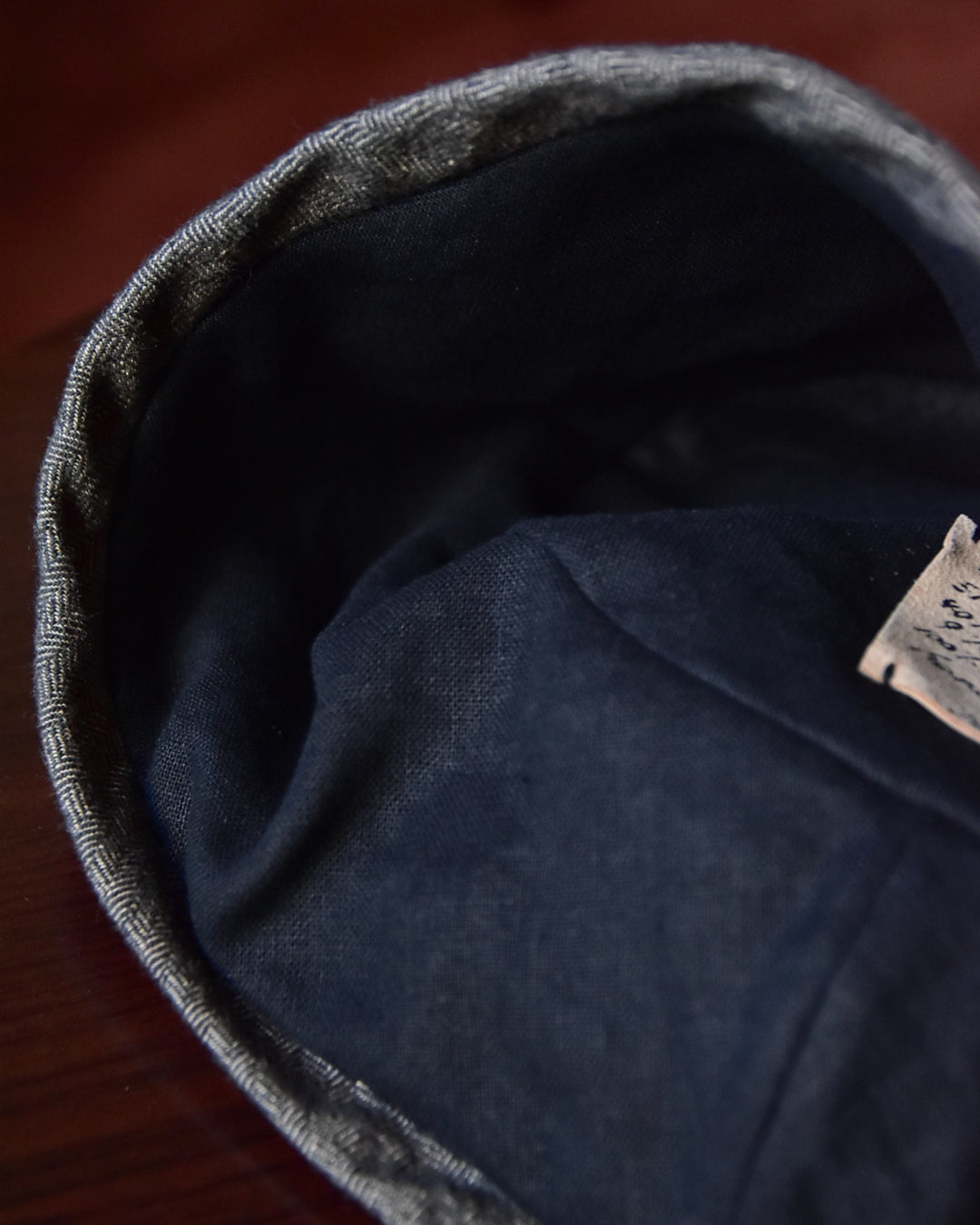 cauda | turban -cashmere wool line brown