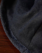 cauda | turban -wool line gray & navy
