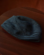 cauda | turban -indigo linen