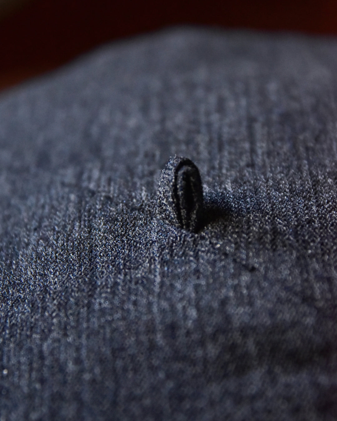 cauda / compact béret -wool line gray & navy