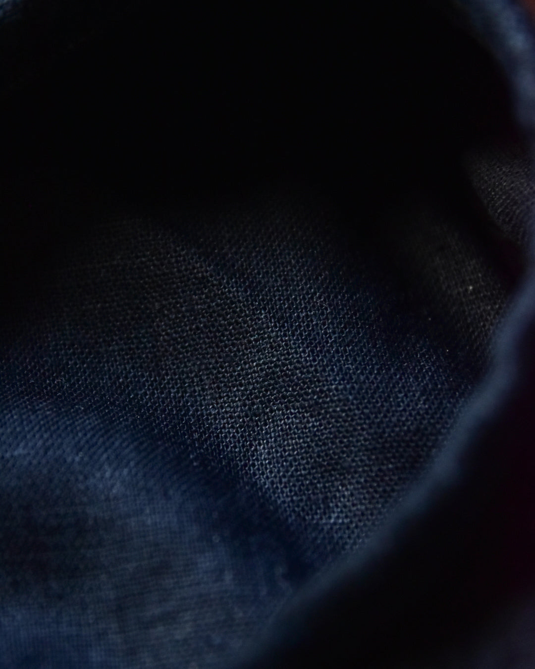 cauda / compact béret -1960s French vintage navy cotton line