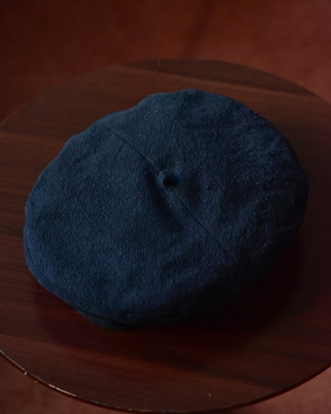 cauda / compact béret -1960s French vintage navy cotton line