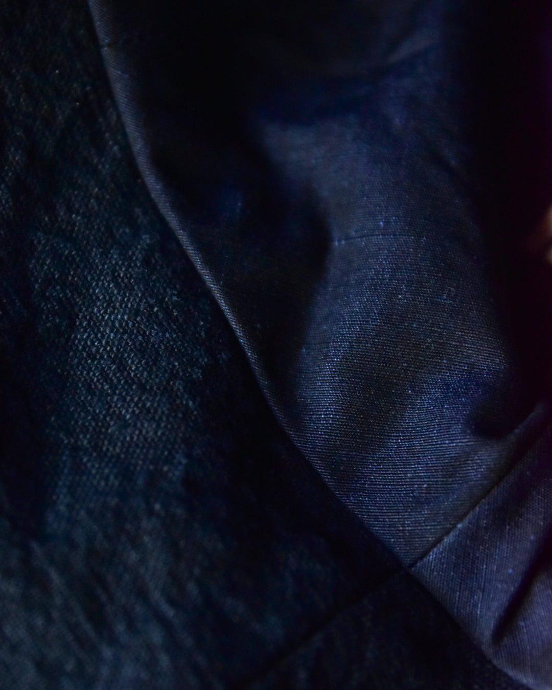 cauda / sailor -1960s French vintage navy cotton line