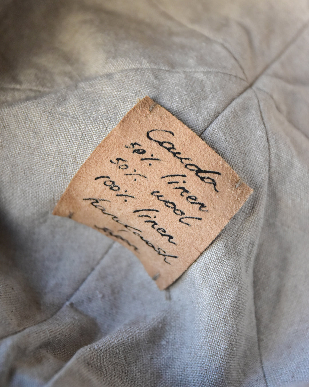 cauda / sailor -wool line gray & navy