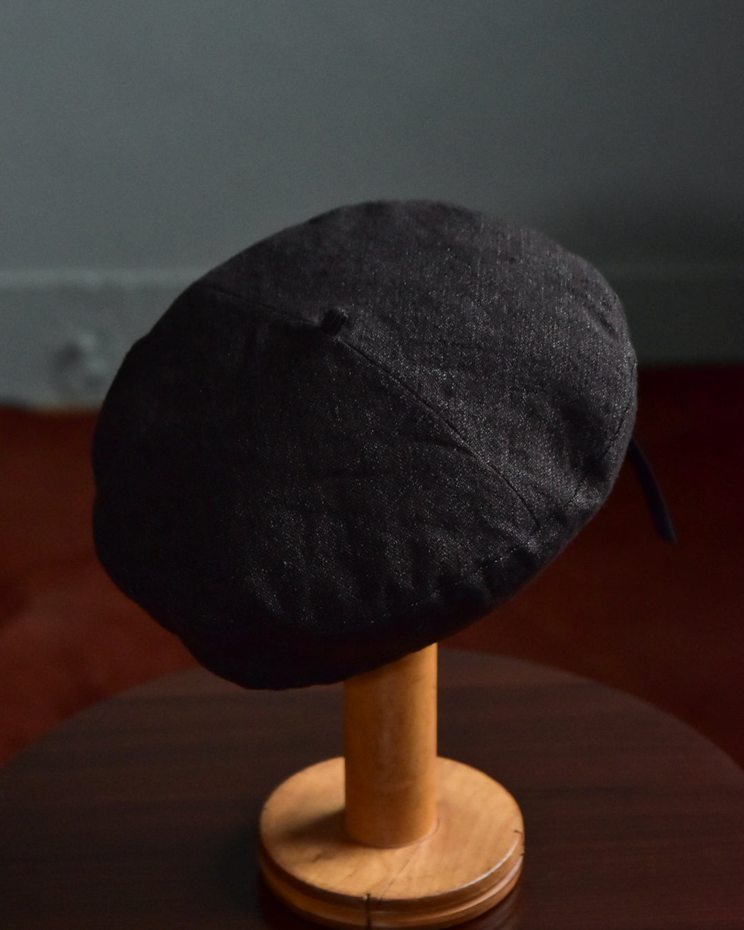 cauda | compact beret -cashmere linen