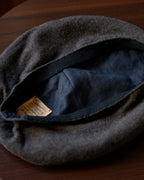cauda | compact beret -dark brown khaki