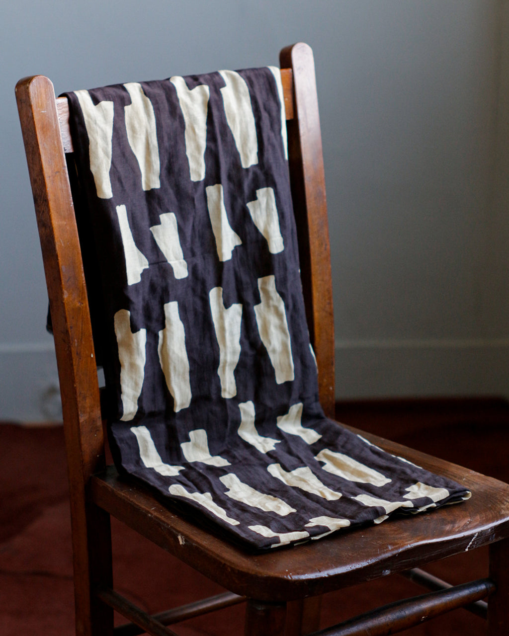 mills | Branch Shawl  Charcoal