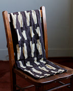 mills | Branch Shawl  Charcoal