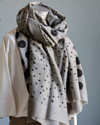 mills | Moonrise Shawl  Gray