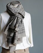 mills | Stone Shawl  Gray