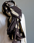 mills | Branch Shawl  Charcoal