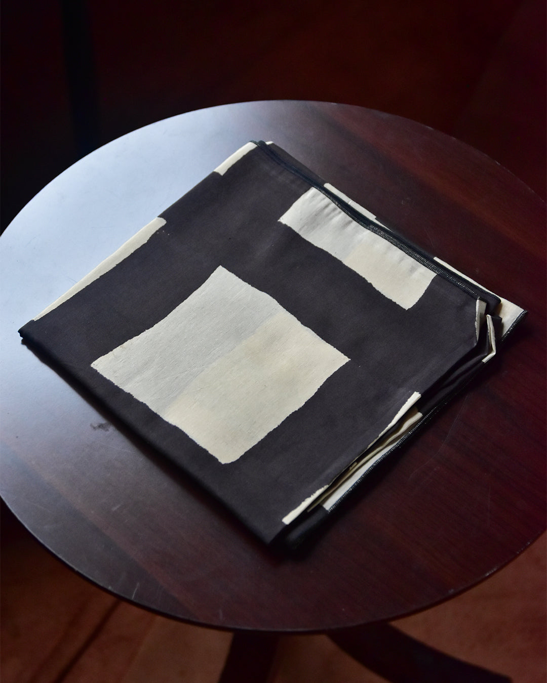 mills | Plaid Scarf - Charcoal Black -