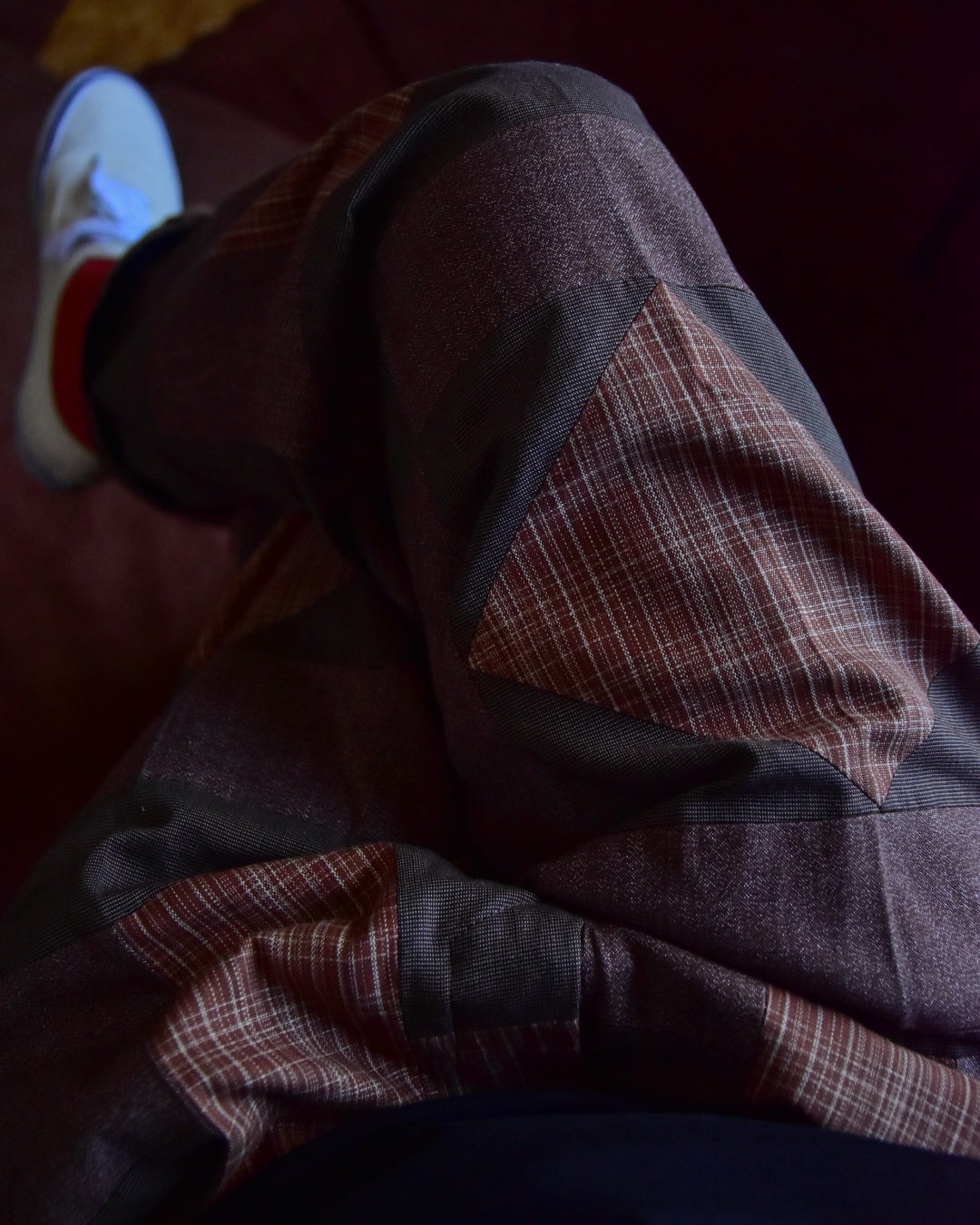 Spomenik | Wide tuck pants Brown